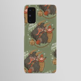 Merry Krampus Android Case