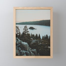 South Lake Tahoe Framed Mini Art Print