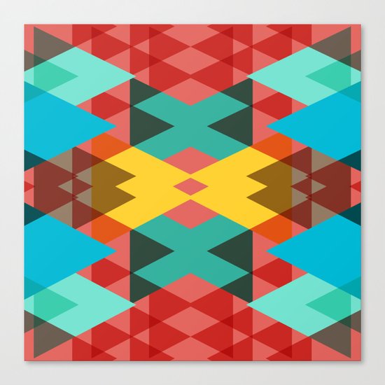 Geometric Crazy 3D Canvas Print