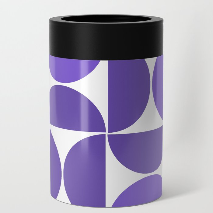 Very peri mid century modern geometric shapes Can Cooler