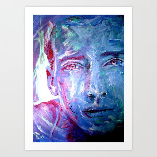 Mr BLUE Art Print