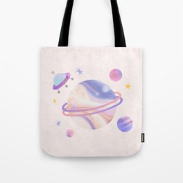 Galaxy Watercolor Tote Bag