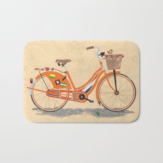 Love Holland, Love Bike Bath Mat