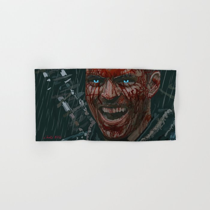 Ivar The Boneless Painting By Chris Ellis Hand Bath Towel By