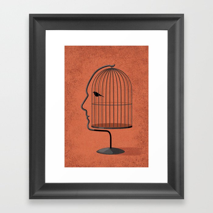free to speak your mind Framed Art Print