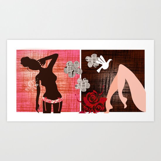 ma cherié boudoir Art Print
