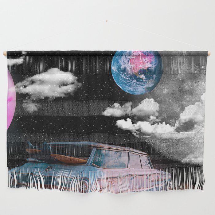 Parked Planet View Wall Hanging