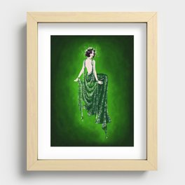 The Green Fairy, Lady Absinthe Recessed Framed Print