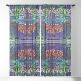 Colorandblack series 1960 Sheer Curtain