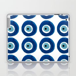 Watercolor Evil Eye Pattern (Nazar) Laptop & iPad Skin