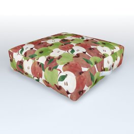 Still life of french apples Outdoor Floor Cushion