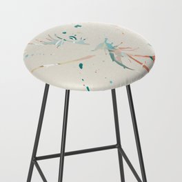 Guided chance: muted rainbow Bar Stool