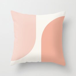 Modern Minimal Arch Abstract XXXI Throw Pillow