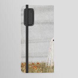 Walter in the Poppy Field Android Wallet Case