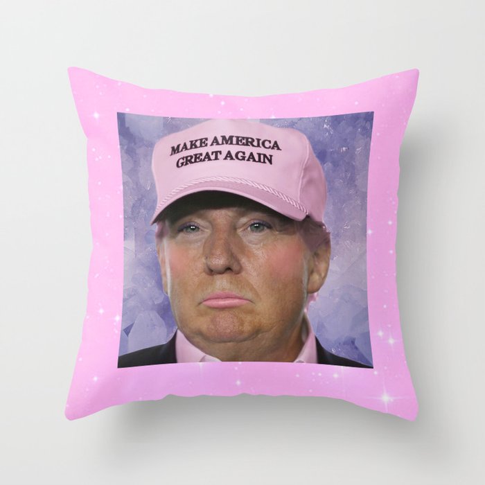Make America Great Again - Kawaii Trump Throw Pillow