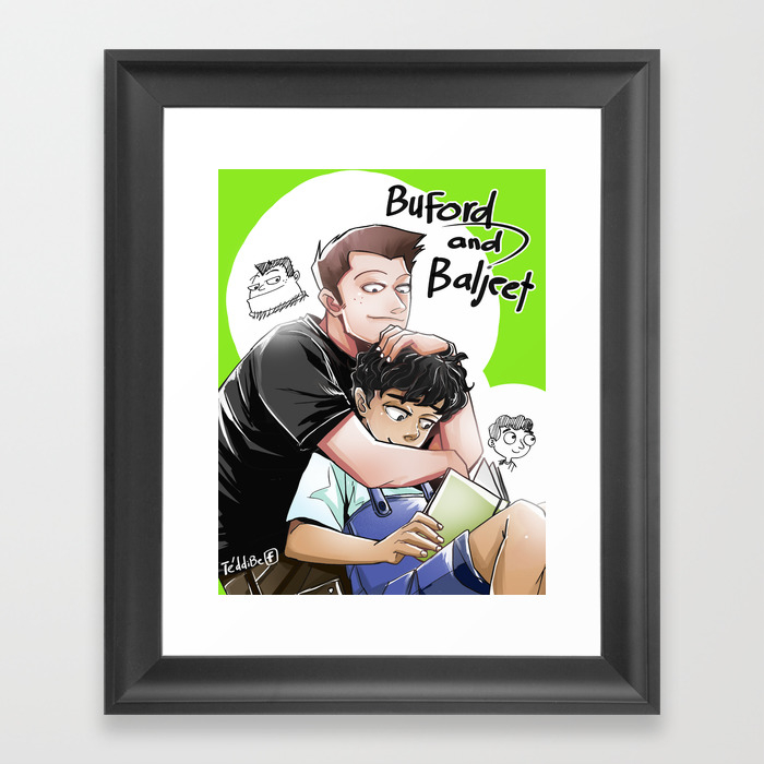Buford And Baljeet Framed Art Print By Teddibe Society6