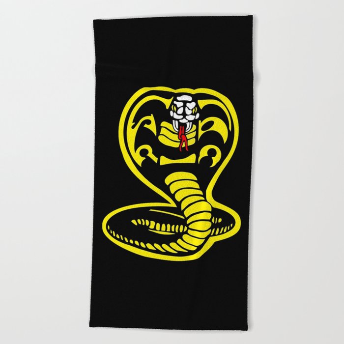 COBRA KAI SNAKE Yellow Beach Towel