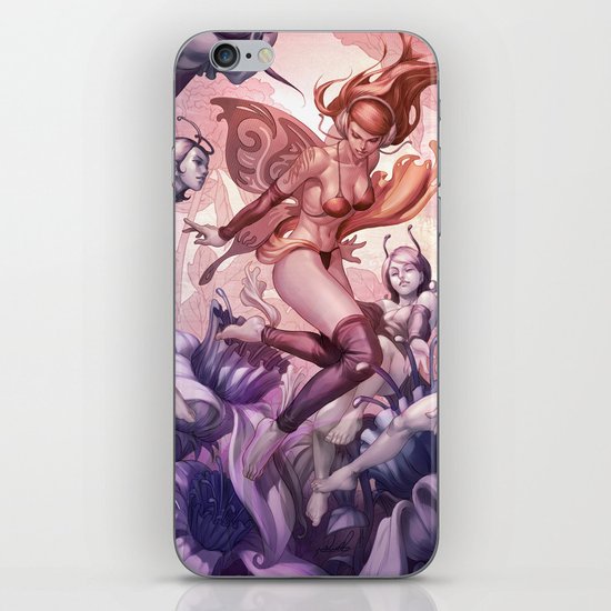 Pepper Fairies iPhone & iPod Skin