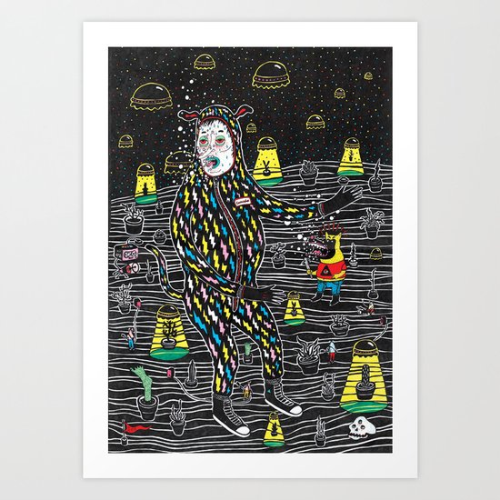 abduccion! Art Print