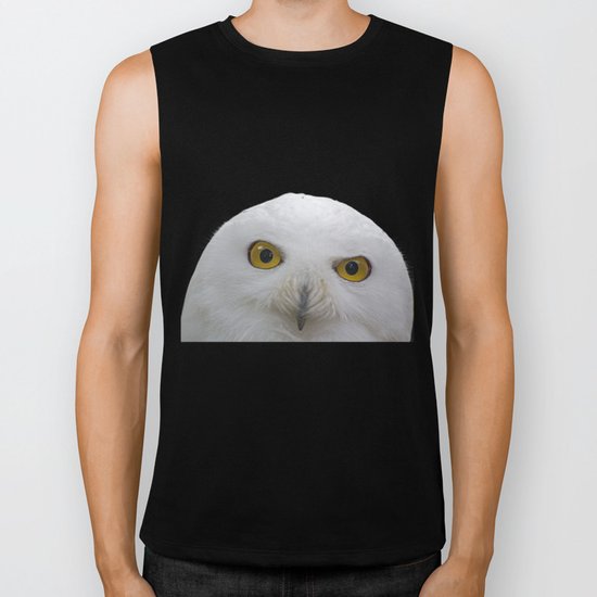 Snowy Owl Biker Tank