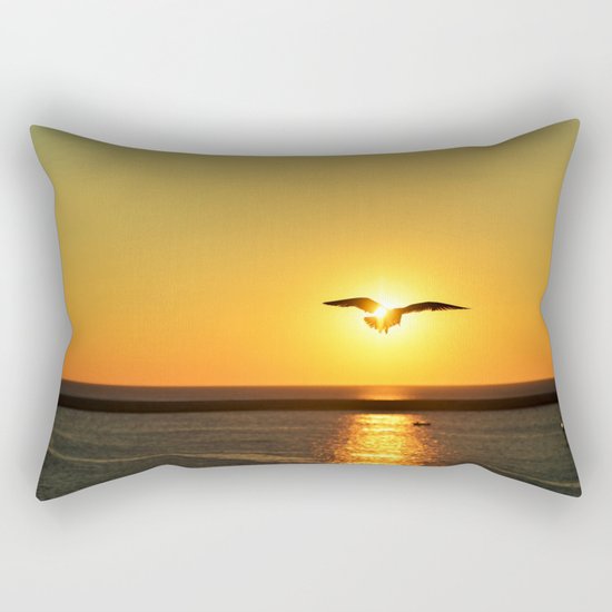 Icarus Vacationing in San Diego, California Rectangular Pillow