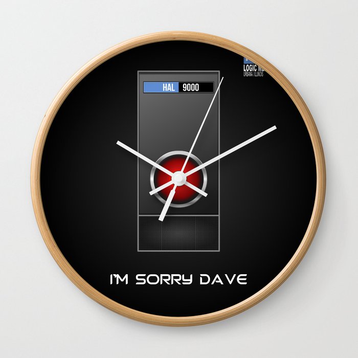 I'm Sorry Dave Wall Clock