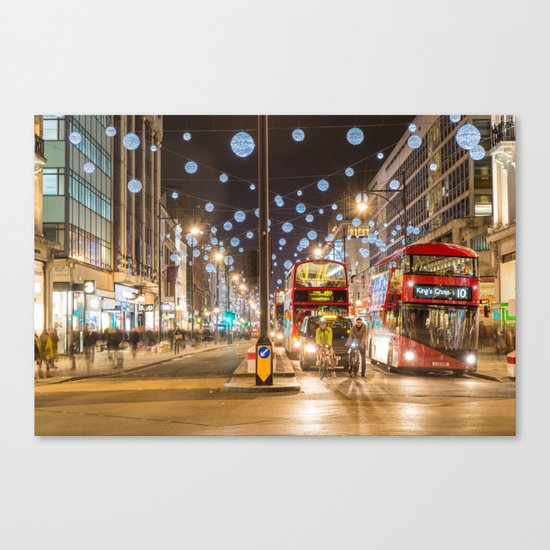 Christmas in London Canvas Print