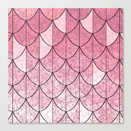 Mermaid scales. Abstract. Canvas Print