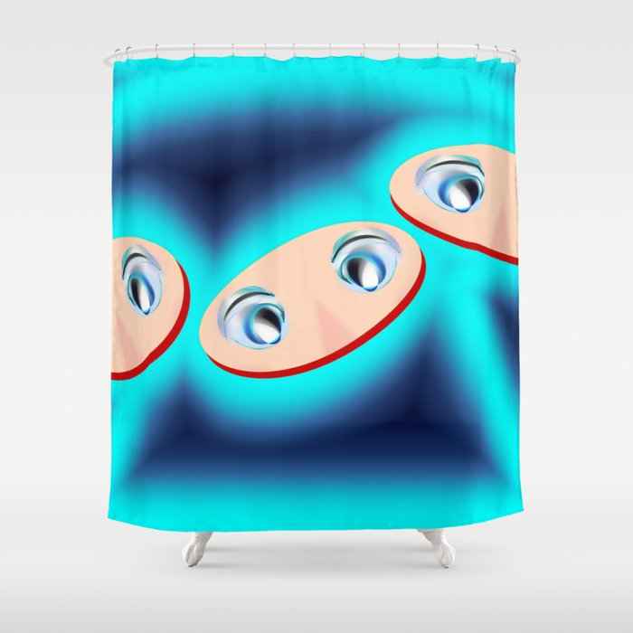 1407 Observer from the future ... Shower Curtain