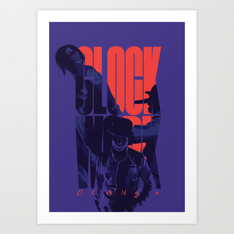 Clockworkorange Alternative Movie Poster Art Print By Lovastibor