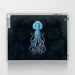 Squid1 (Blue, Square) Laptop Skin