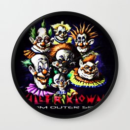 Clowns From Space Wall Clock