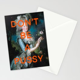 Don’t be a pussy- Mischievous Marie Antoinette  Stationery Cards