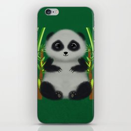 Panda Bear in Bamboo iPhone Skin