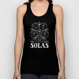 5 Solas, Protestant Christian Reformation Unisex Tank Top