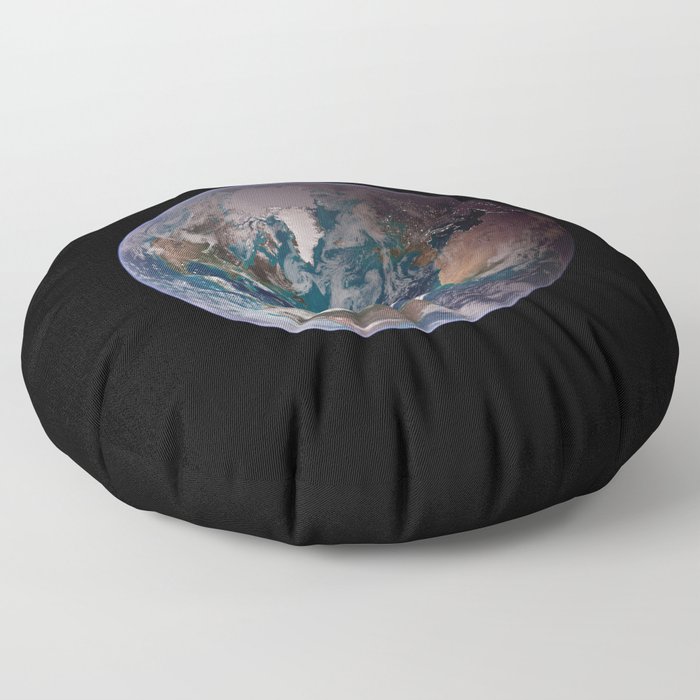 The Blue Marble - Western Hemisphere - Earth From Space Floor Pillow
