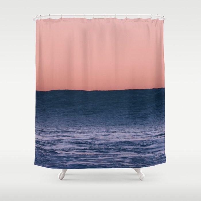 The Ocean Wave Shower Curtain By Blue, Ocean Wave Shower Curtain