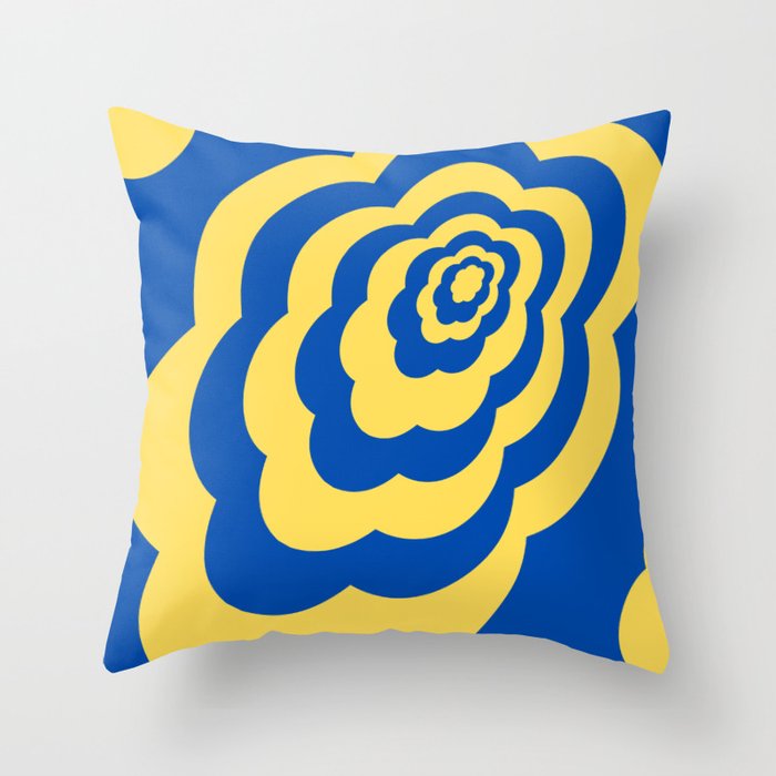 Totally In Control - Abstract Spiral Throw Pillow