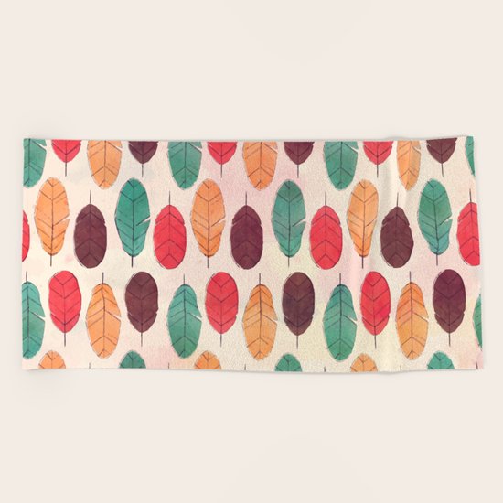 Feathers Beach Towel