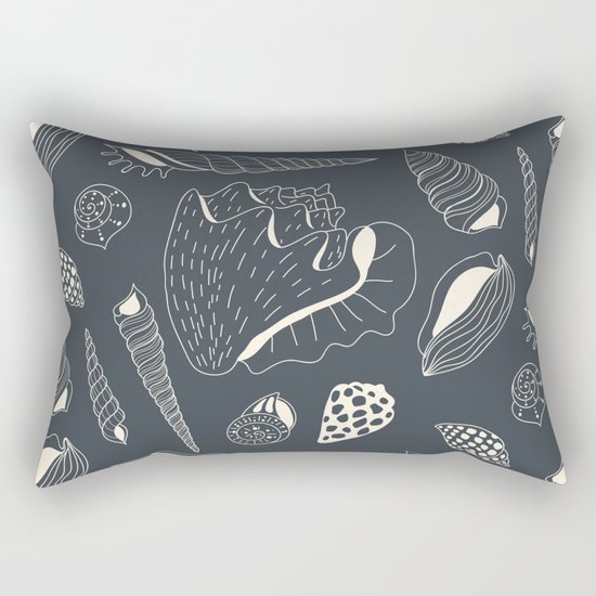 Sea shells pattern Rectangular Pillow