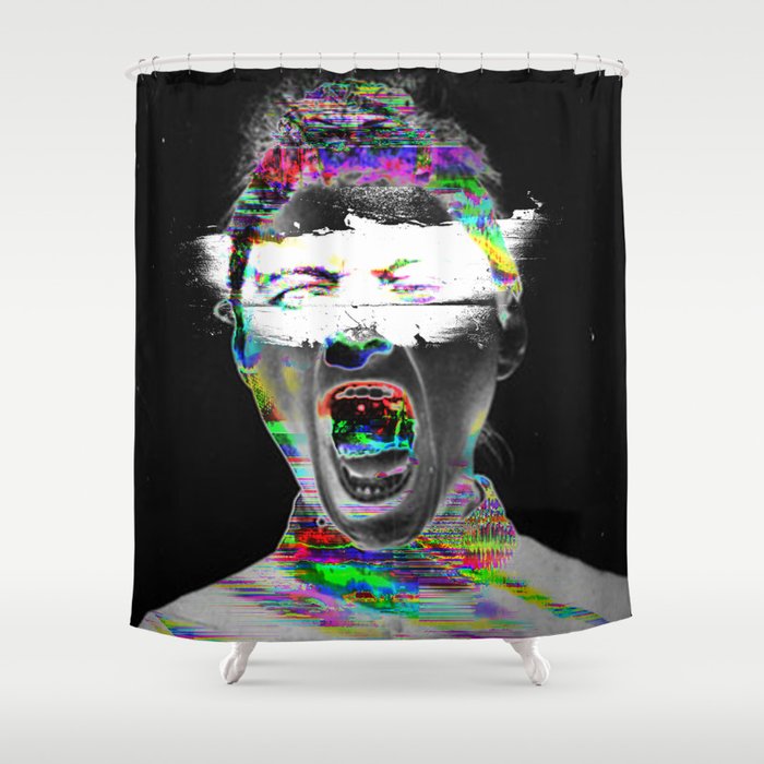 Violence Shower Curtain