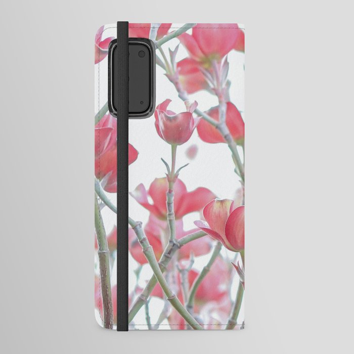 Pink Dogwood Android Wallet Case