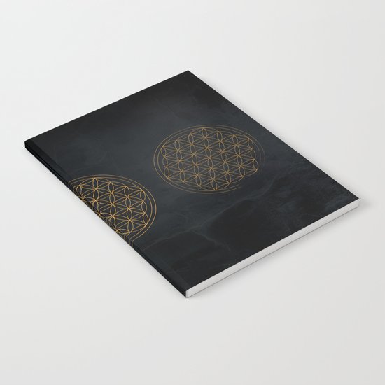 Flower of life illustration Notebook