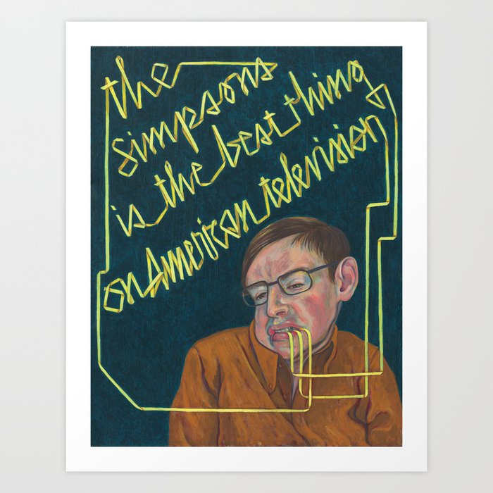 Stephen Hawking Art Print