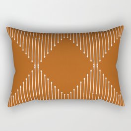 Geo (Rust) Rectangular Pillow