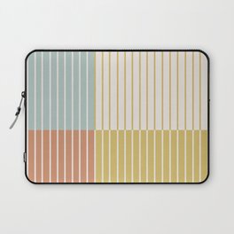 Color Block Line Abstract IX Laptop Sleeve