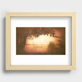 You can always count on the Red River Recessed Framed Print