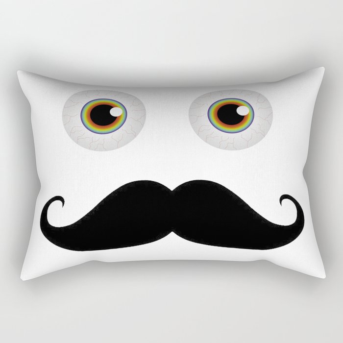 Mustasch  Rectangular Pillow