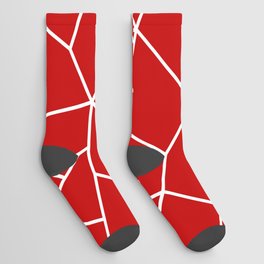 Mosaic Art Tile Red Socks