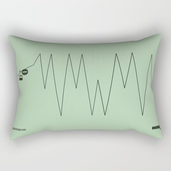 WTF? Riel! Rectangular Pillow